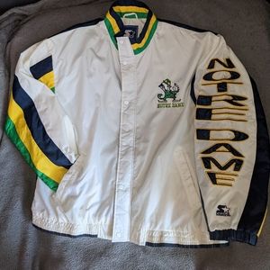90s Notre Dame Windbreaker